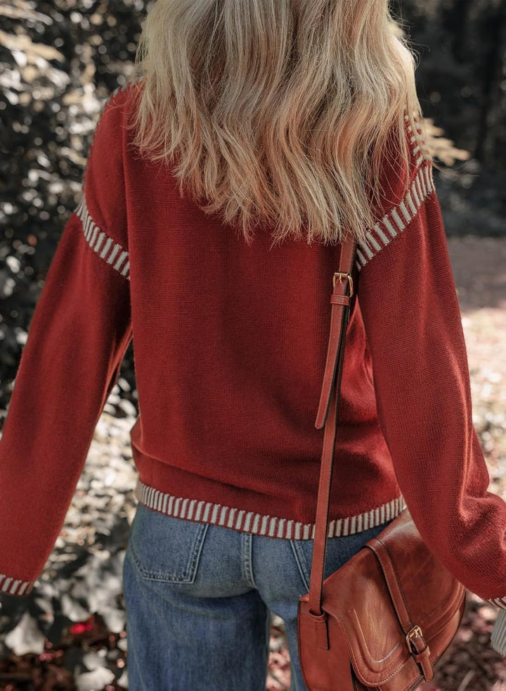 Marisa - Chic Contrast Sweater