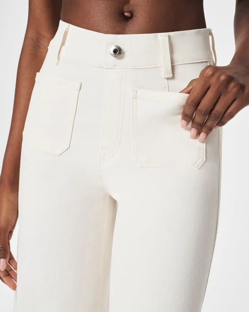 Myracle Sculpting Cropped Wide-Leg Jeans