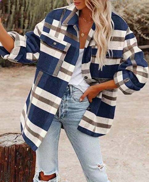 Ayanda Trendy Plaid Shirt