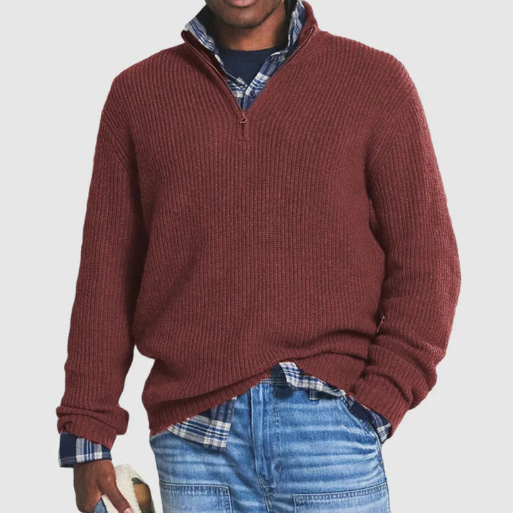 Roman Zip Sweater