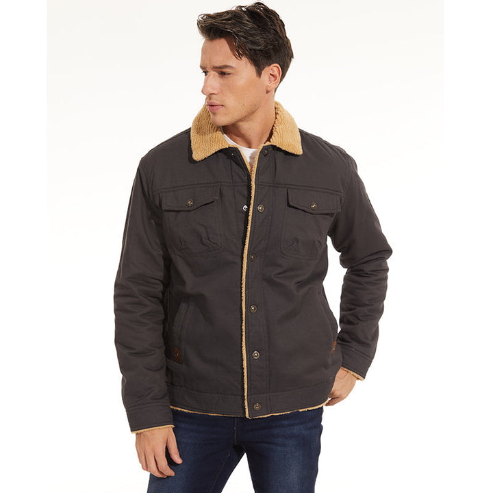 Grant Wool Lining Bomber Jacket