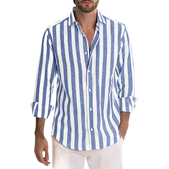 Lucas Striped Linen Shirt