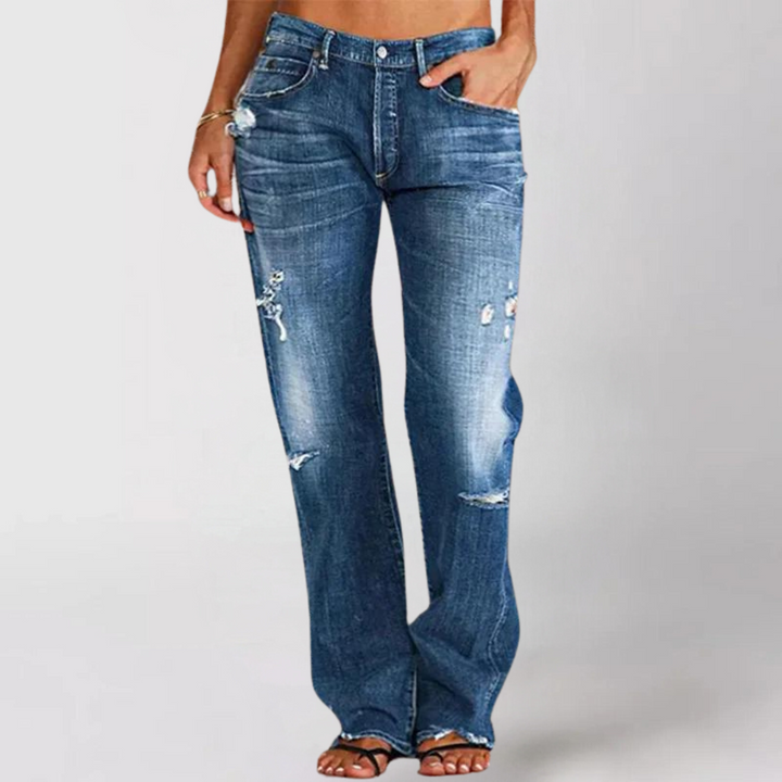 Jutta - Loose Wide-Leg Denim Jeans