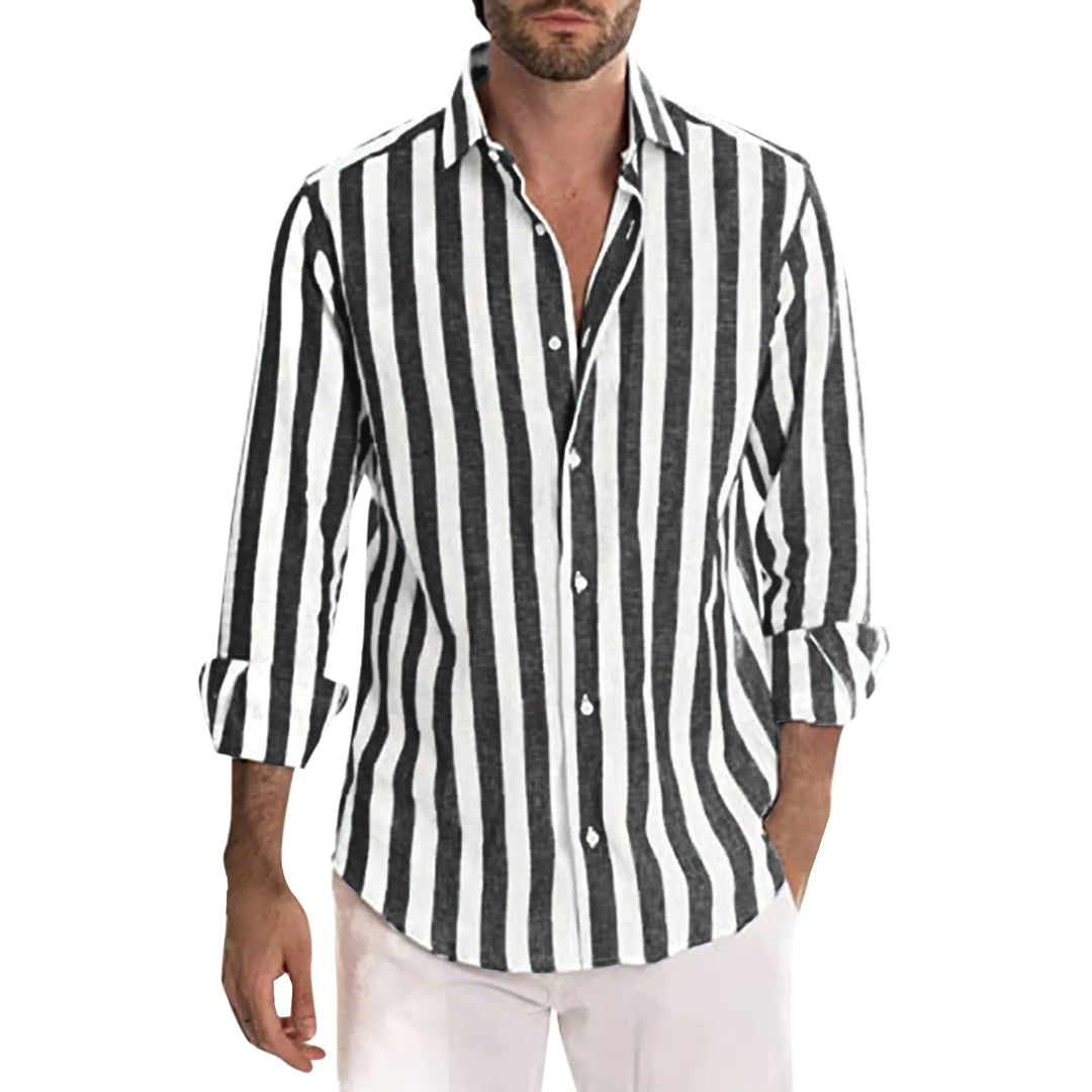 Lucas Striped Linen Shirt