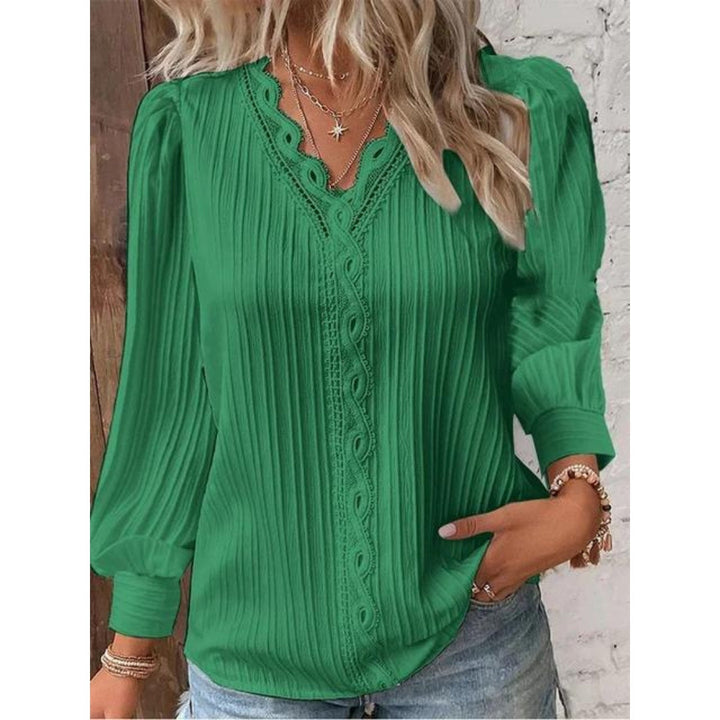 Jolie Elegant V-Neck Top