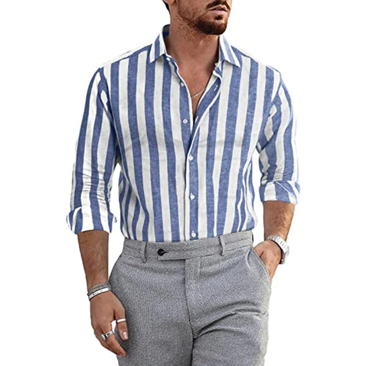 Lucas Striped Linen Shirt