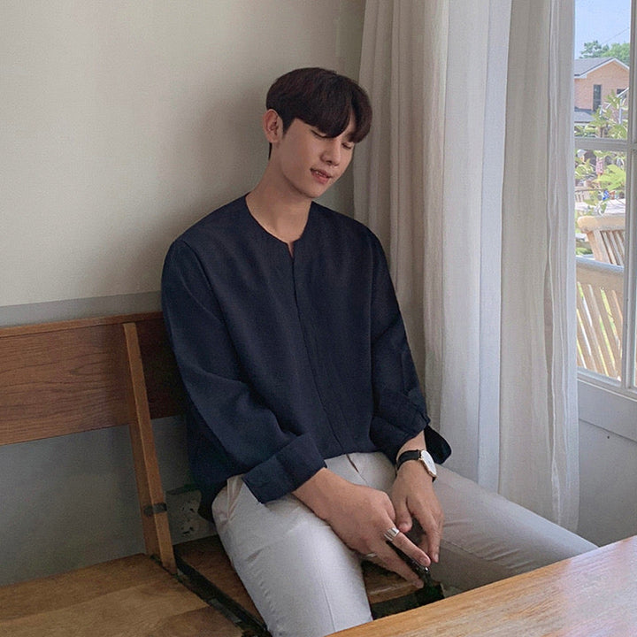 CHUNGJU - Korean Collar Shirt