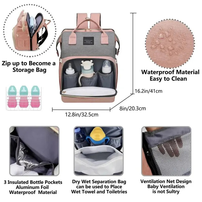 BabyGo Multifunctional Backpack