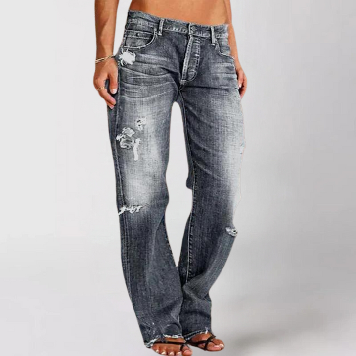 Jutta - Loose Wide-Leg Denim Jeans