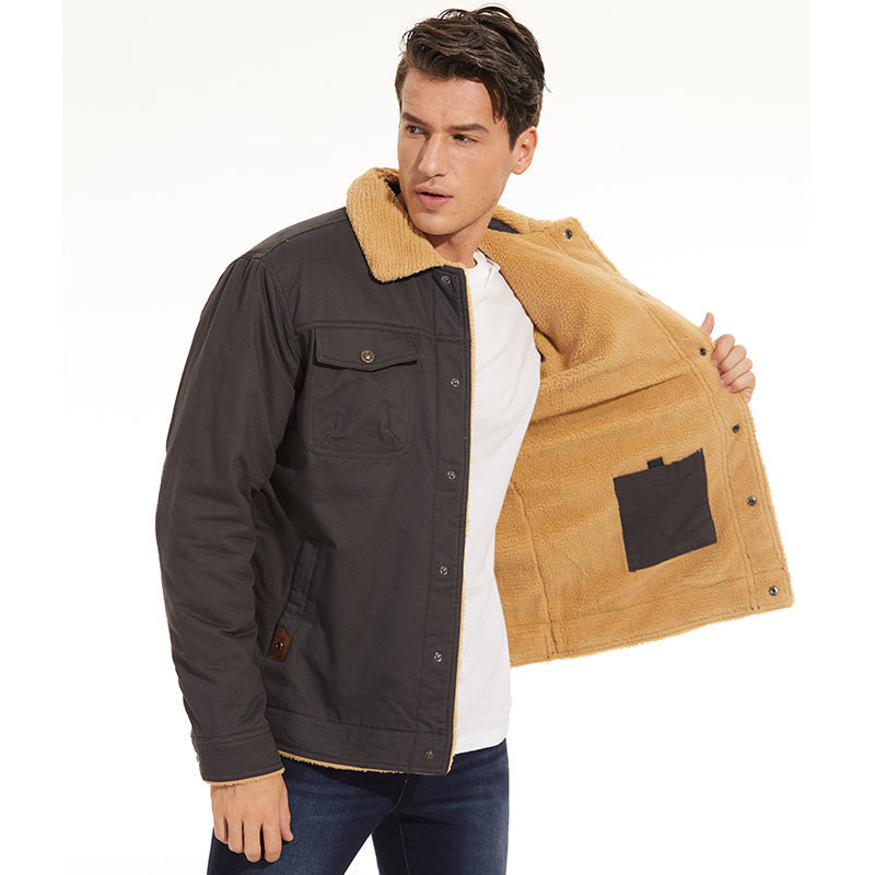 Grant Wool Lining Bomber Jacket