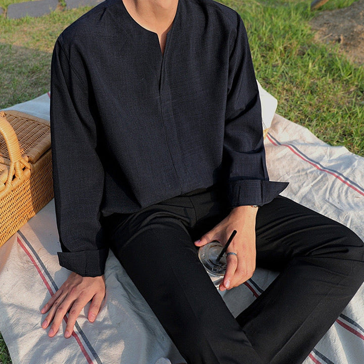 CHUNGJU - Korean Collar Shirt