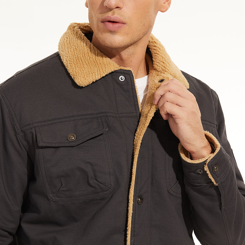 Grant Wool Lining Bomber Jacket