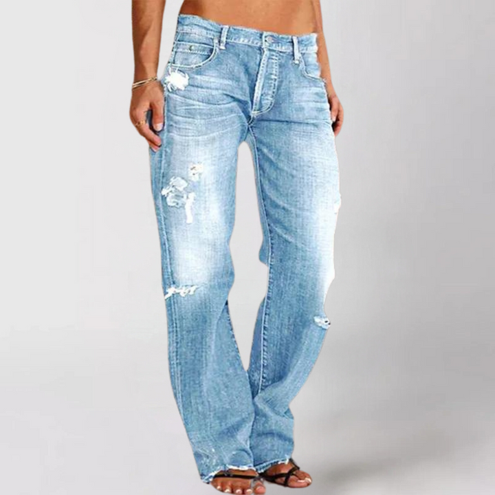 Jutta - Loose Wide-Leg Denim Jeans