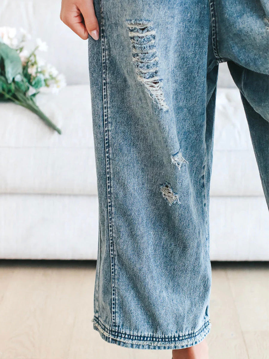 Shery Comfy Jeans Overall