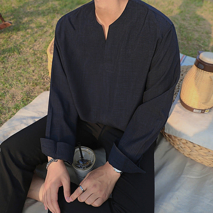 CHUNGJU - Korean Collar Shirt