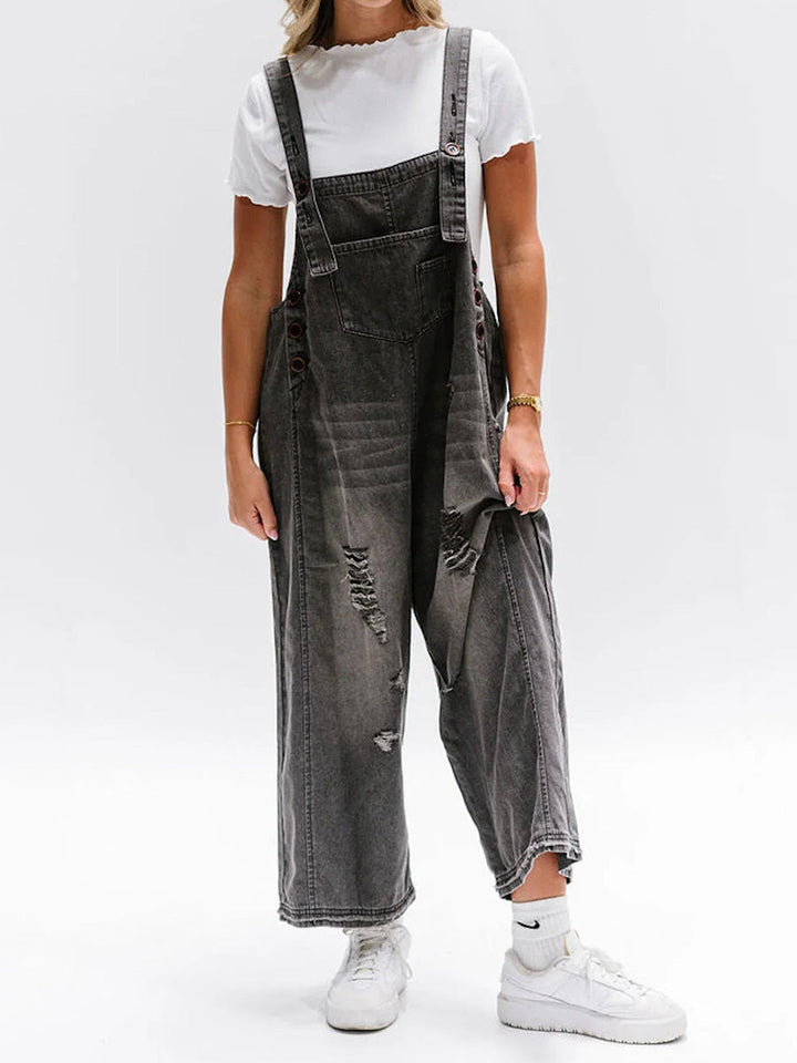 Shery Comfy Jeans Overall