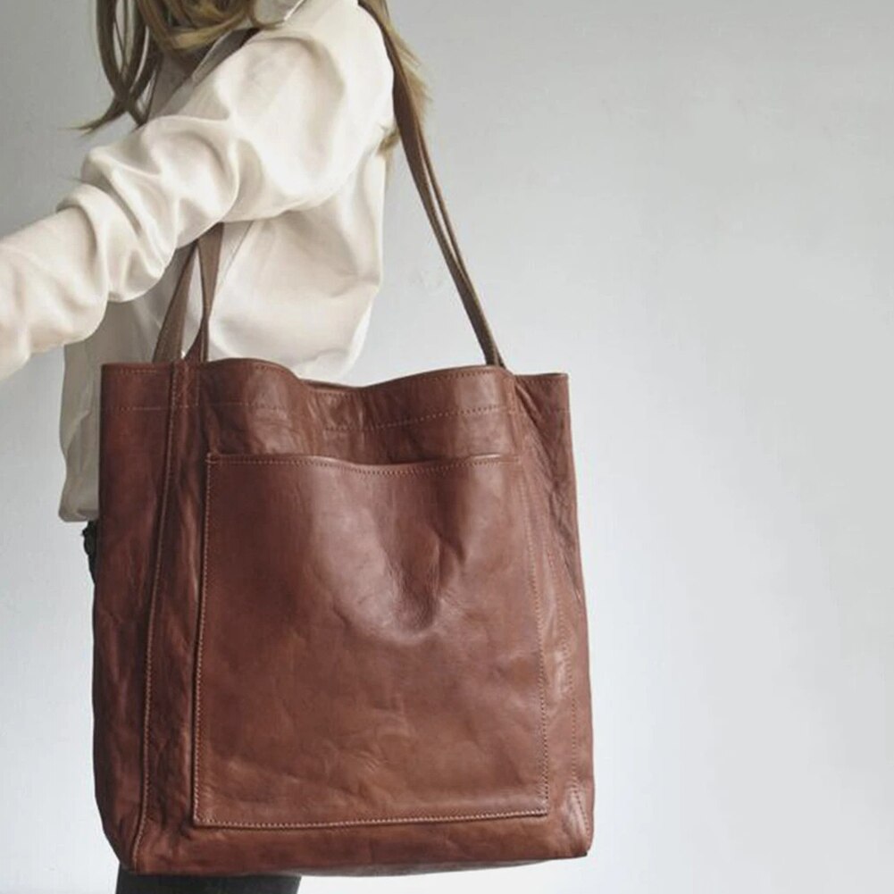 Ivy Leather Tote Bag