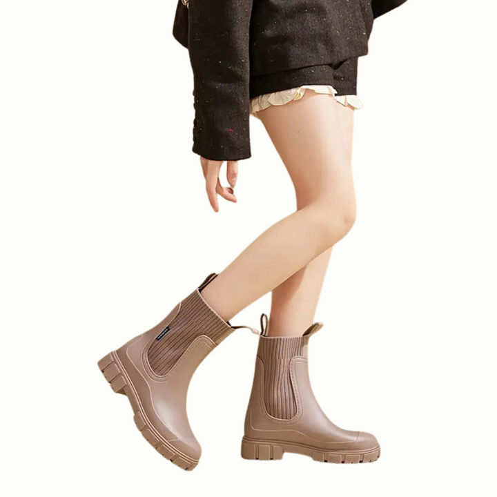 Cecile Trendy Waterproof Chelsea Boots