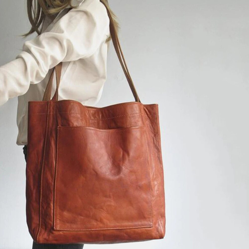 Ivy Leather Tote Bag