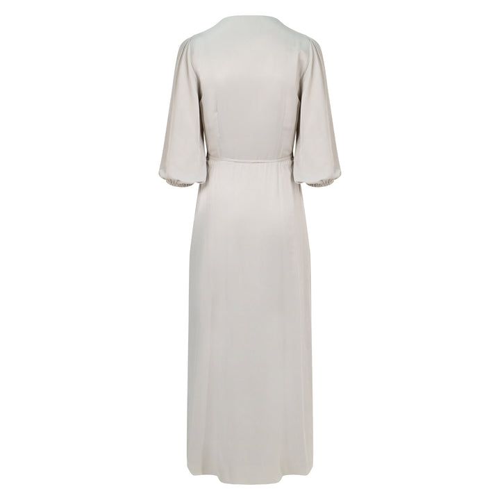 Rae Dress in Oyster Ivory