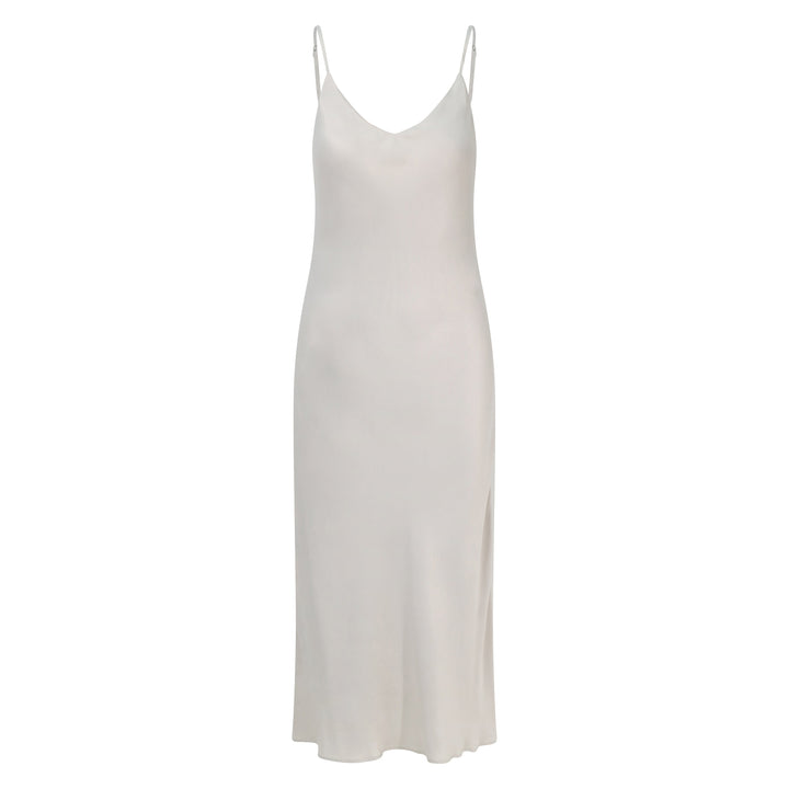 Lily Slip Dress in Oyster Ivory