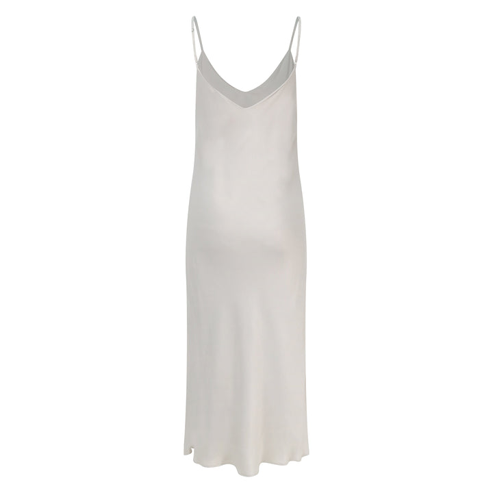 Lily Slip Dress in Oyster Ivory
