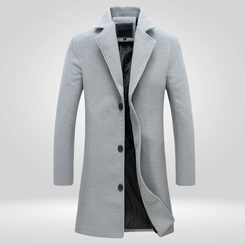 David Men's Classic Coat