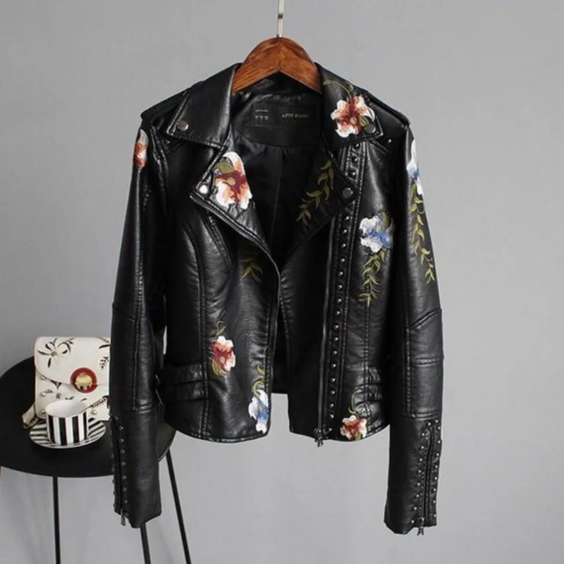 Flora Leather Jacket