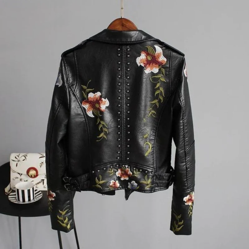 Flora Leather Jacket