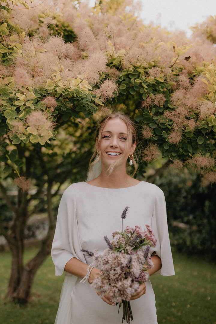 Romy Top in Oyster Ivory
