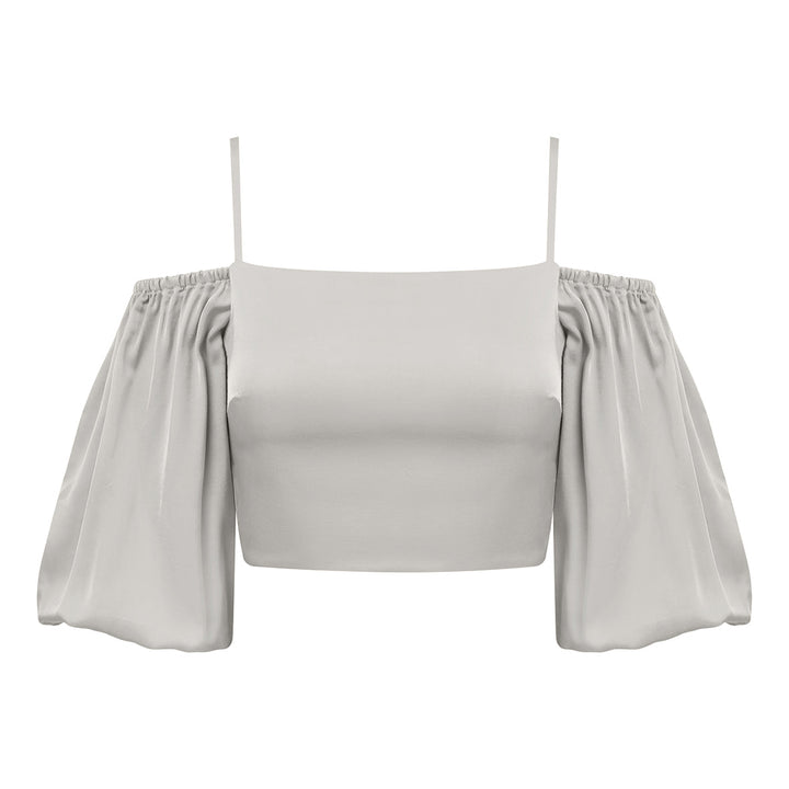 Sophie Top In Oyster Ivory