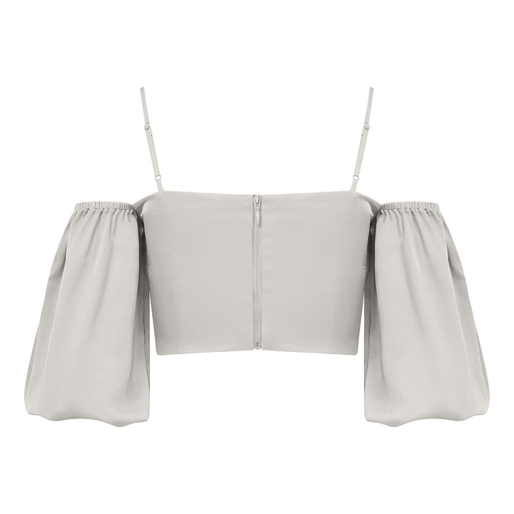 Sophie Top In Oyster Ivory