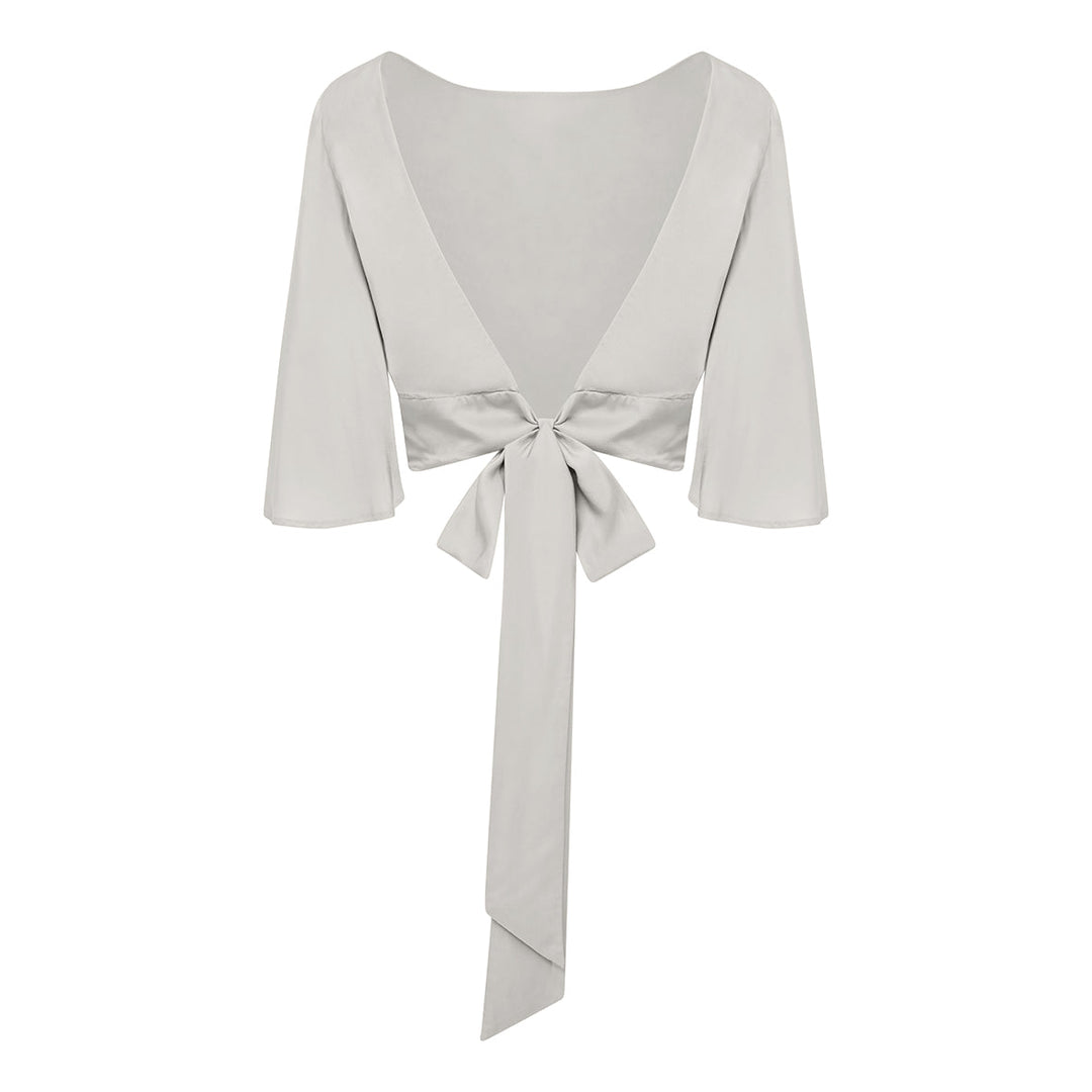 Romy Top in Oyster Ivory