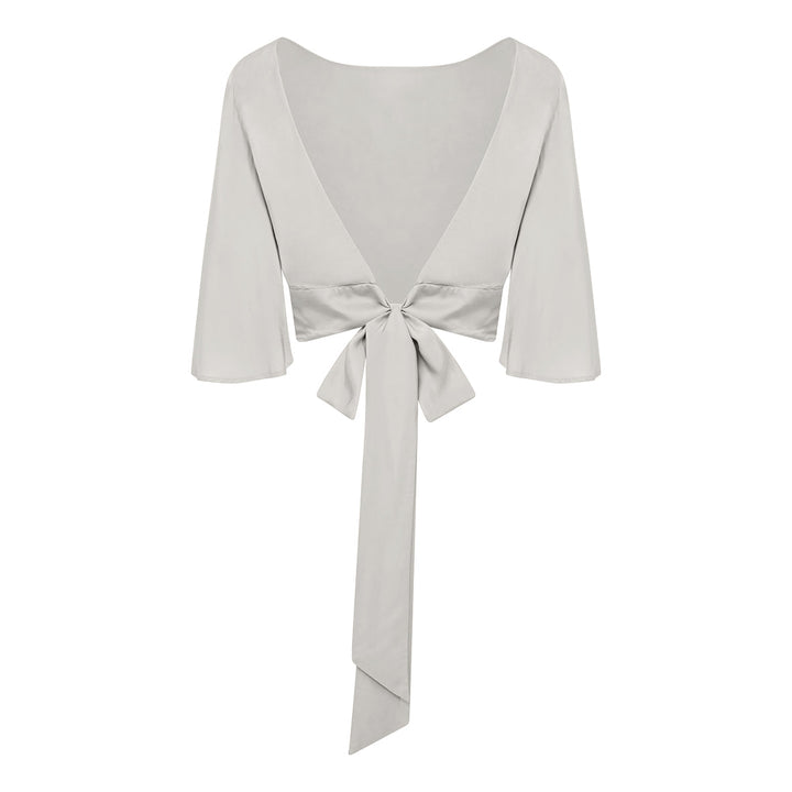 Romy Top in Oyster Ivory