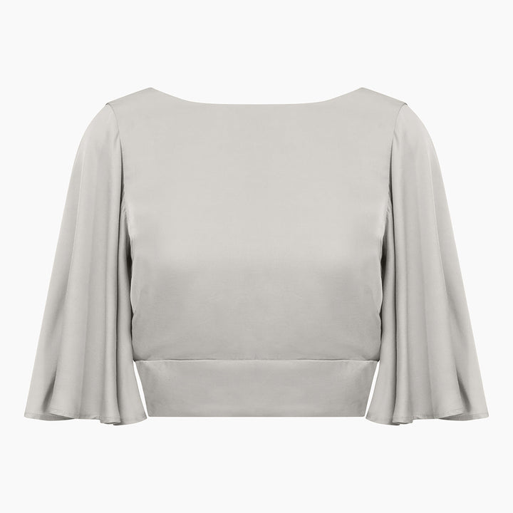 Romy Top in Oyster Ivory
