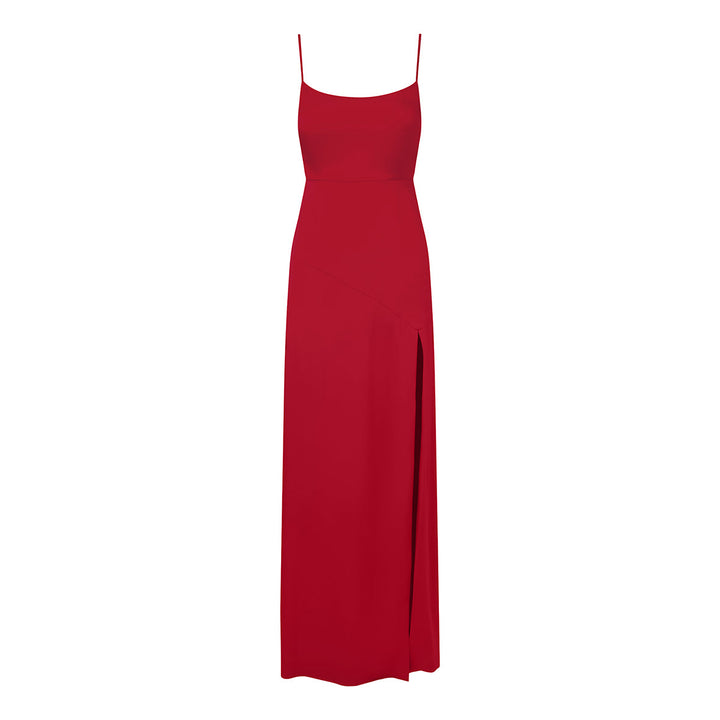 Grace Maxi Dress In Tulip Red