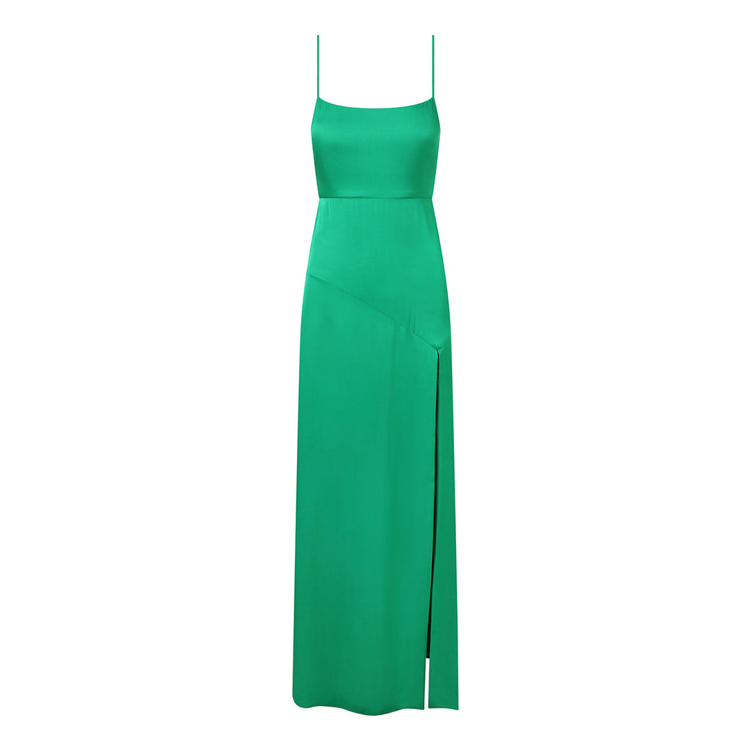 Grace Maxi Dress In Jade Green