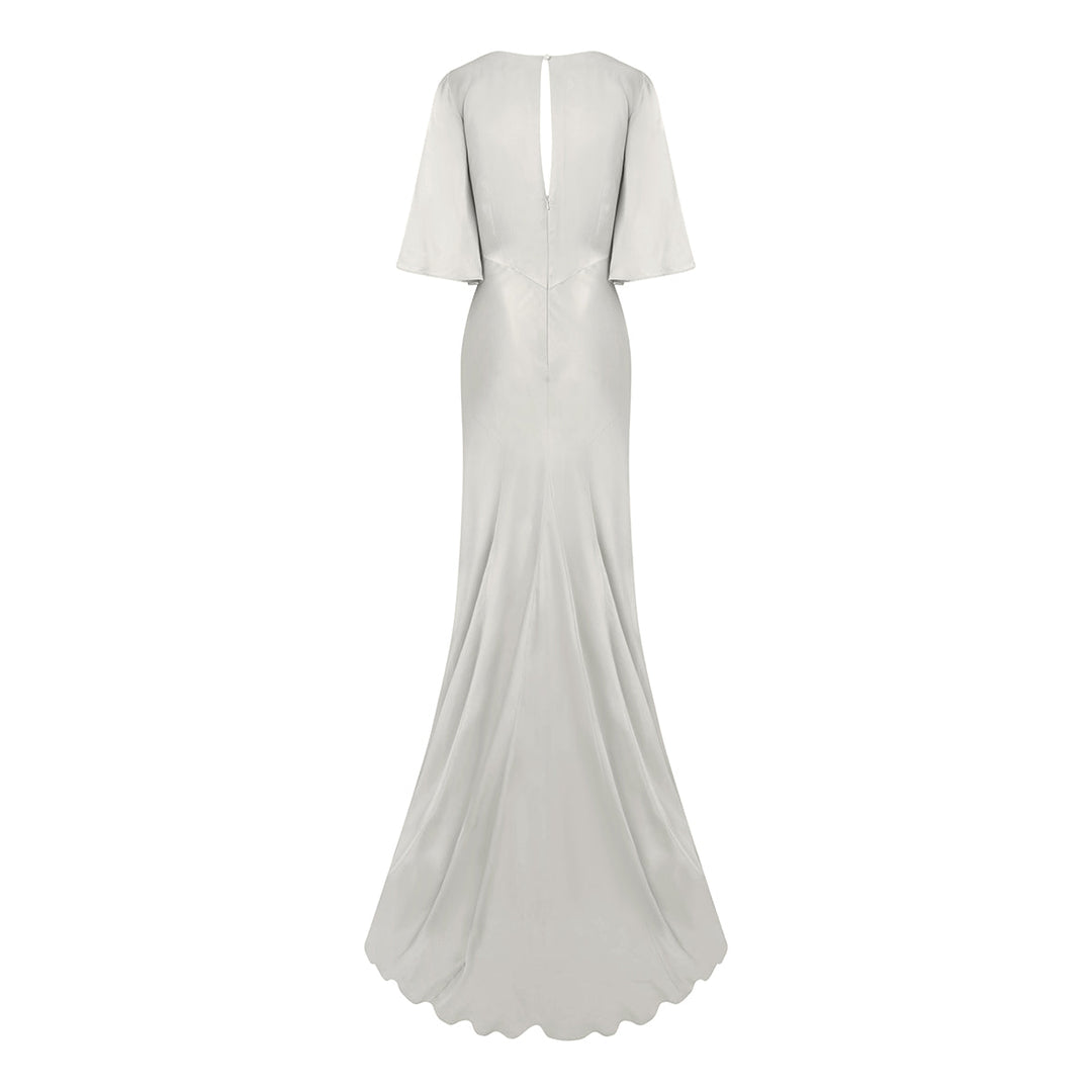 Xanthe dress in Oyster Ivory