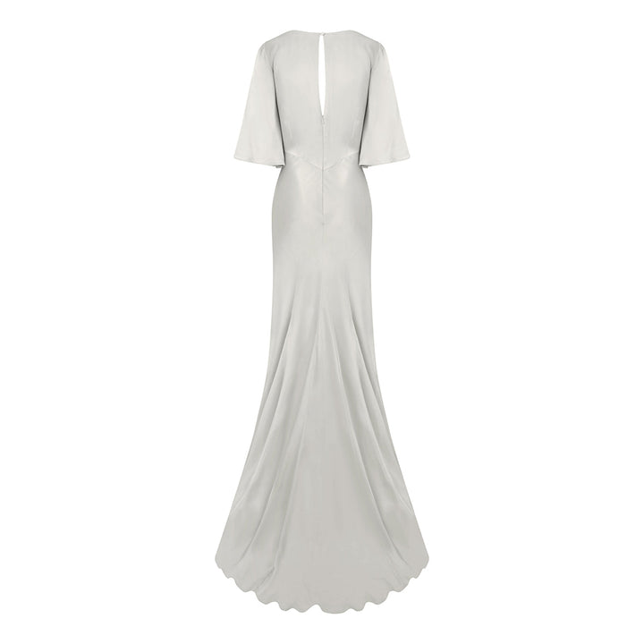 Xanthe dress in Oyster Ivory