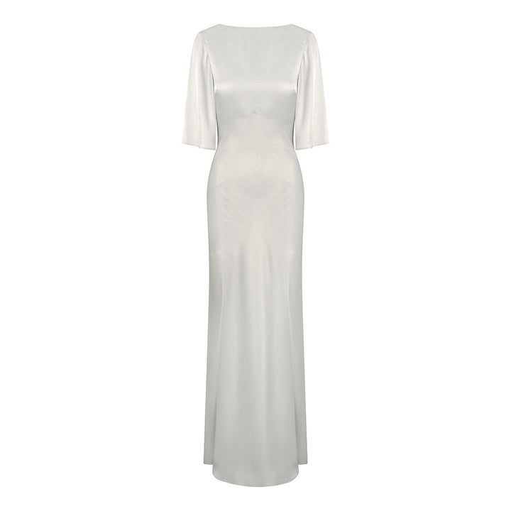 Xanthe dress in Oyster Ivory