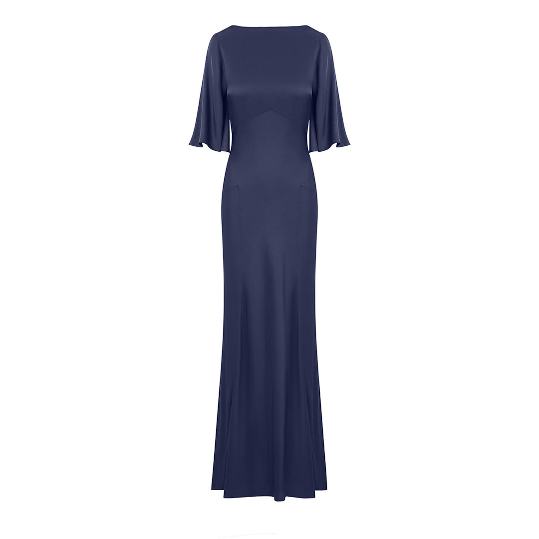 Xanthe Dress In Midnight Blue