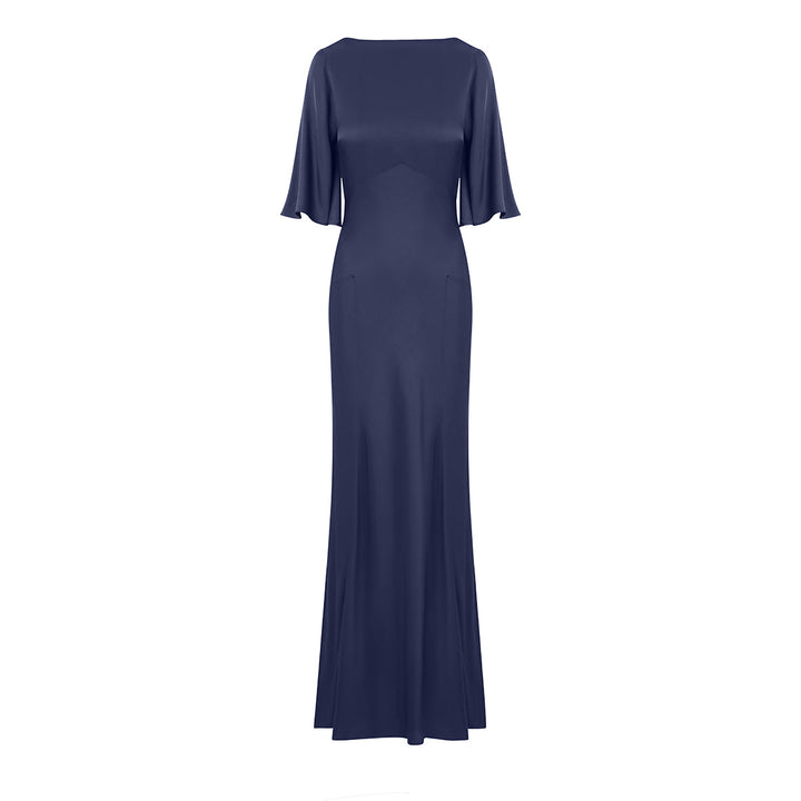 Xanthe Dress In Midnight Blue