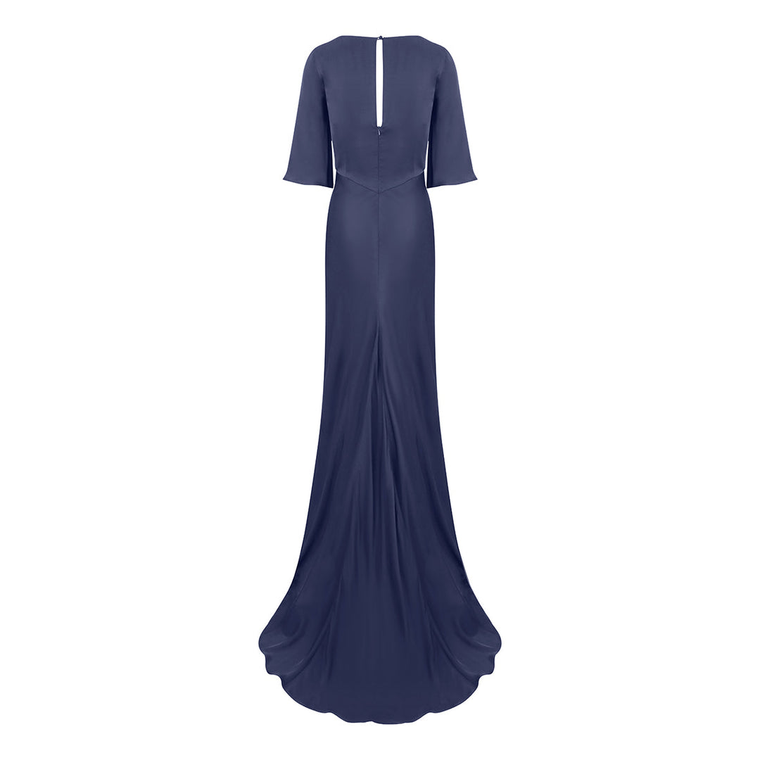 Xanthe Dress In Midnight Blue
