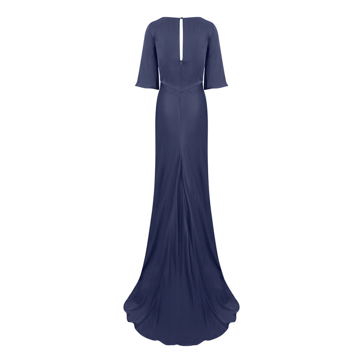 Xanthe Dress In Midnight Blue