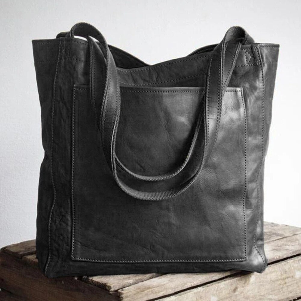 Ivy Leather Tote Bag