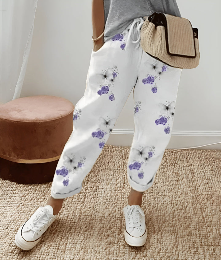 Elisa - Chic Cotton Trousers