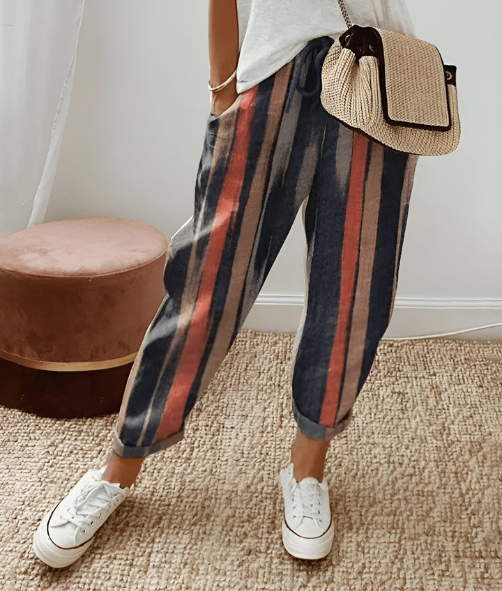 Elisa - Chic Cotton Trousers