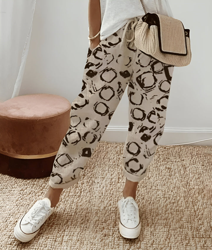 Elisa - Chic Cotton Trousers