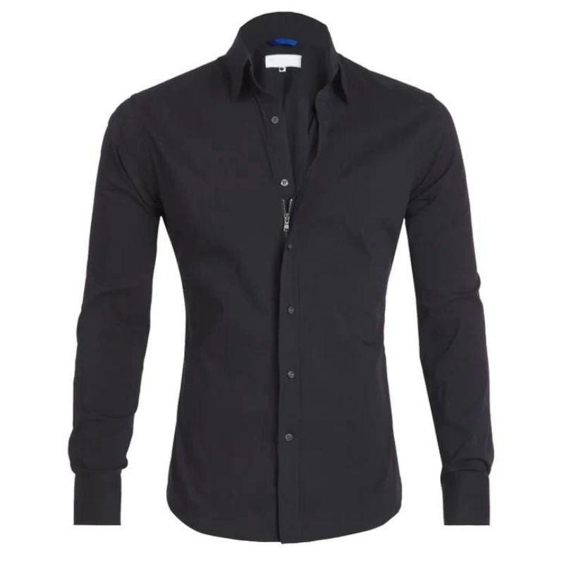 Paul Wrinkle Free | Hidden Zipper Shirt