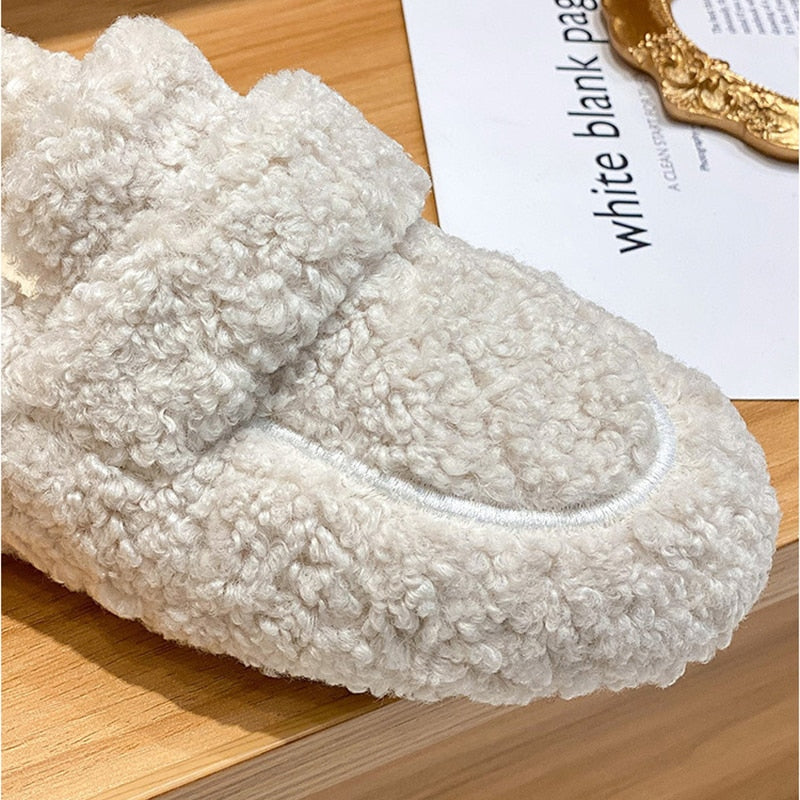 Luna Plush Flat Shoes